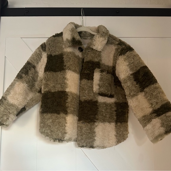 Kids Zara Sherpa Jacket - Picture 1 of 3